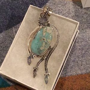 Caribbean Larimar & Topaz 925 Incredible purchase